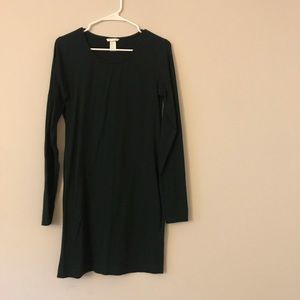 Dark Green long sleeve dress
